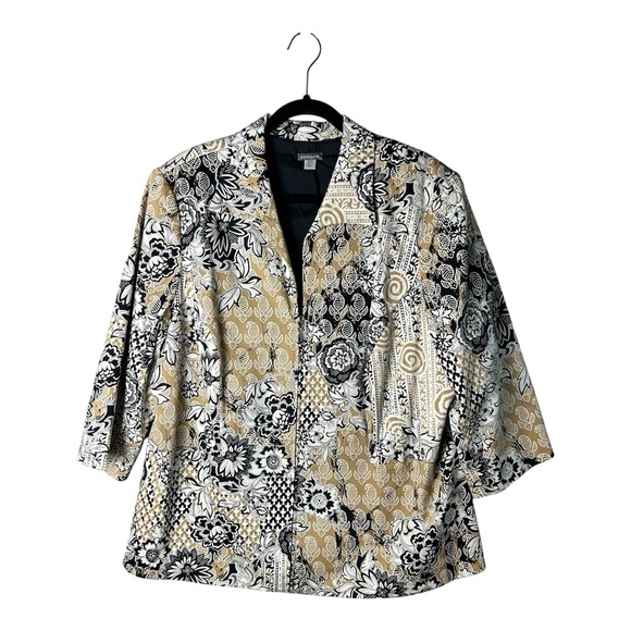 Anthracite Black and Tan Blazer - Picture 5 of 5